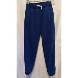 Gap Athletic Faux Sherpa Lined Sweatpants Joggers Youth Boys XXL Blue Cozy Soft